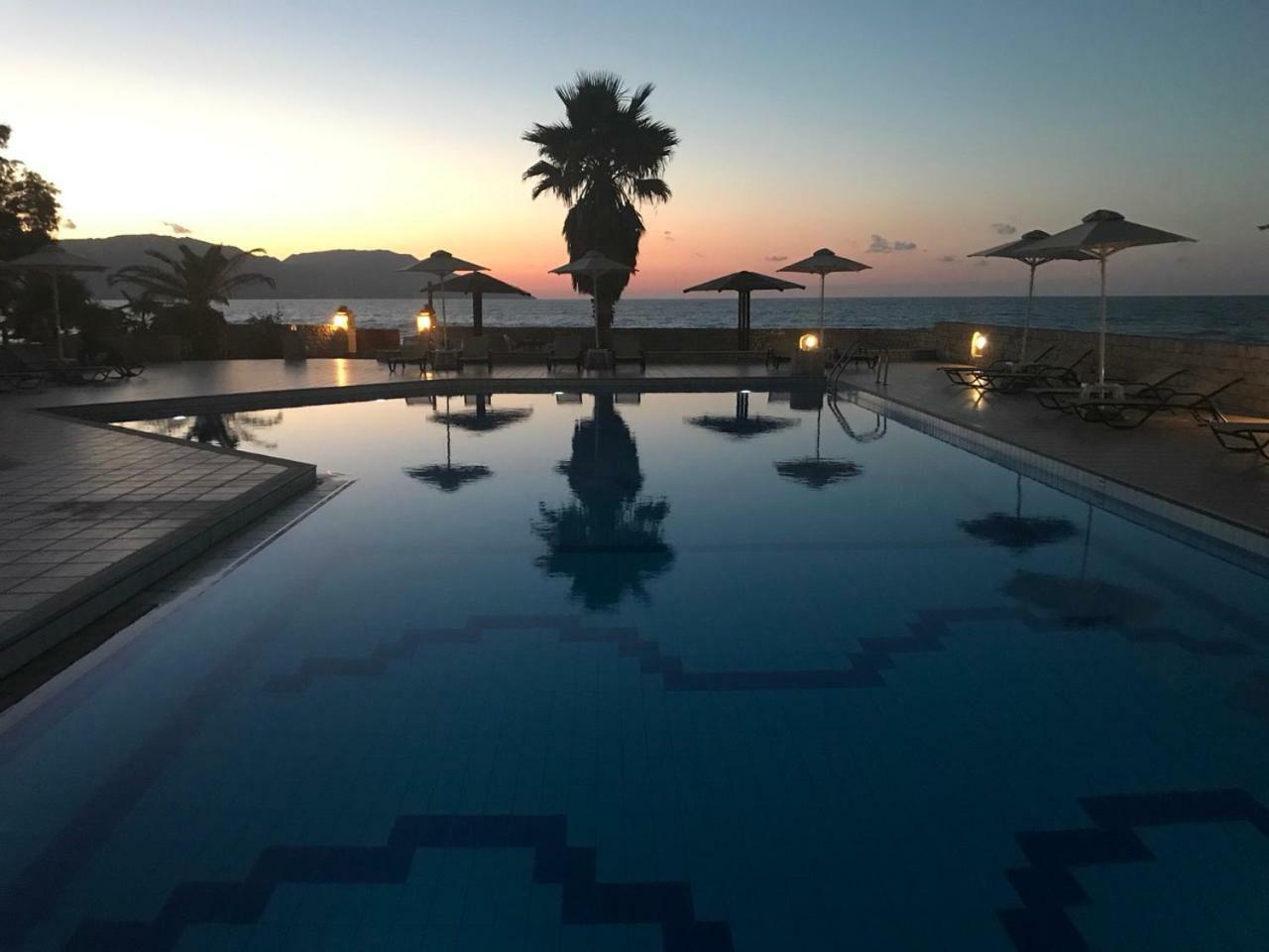 Aquamar Beach Kournás Exterior photo
